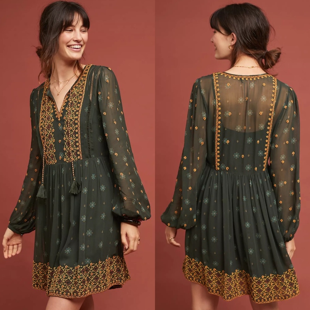 RARE Anthropologie Akemi + Kin Amina Tunic Dress